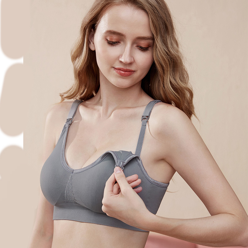 Solid Seamless Wireless Matern - Sleep Bra Bralette review and price