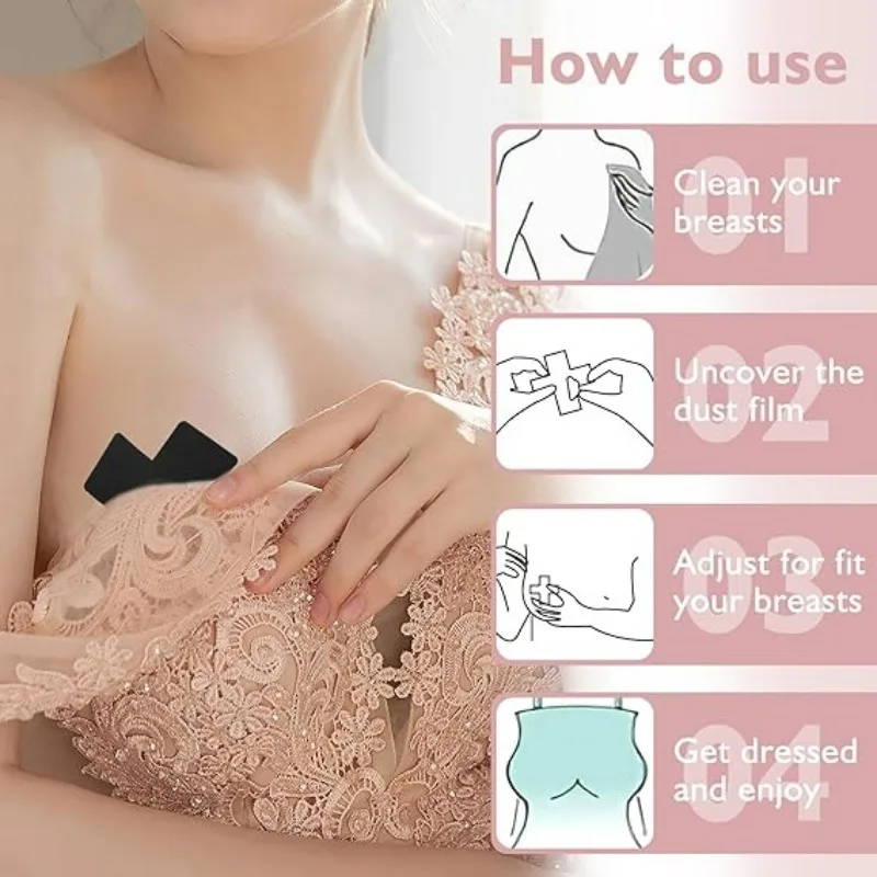10/40pcs Black Women Cross Sha - Strapless Bra Adhesive review and price