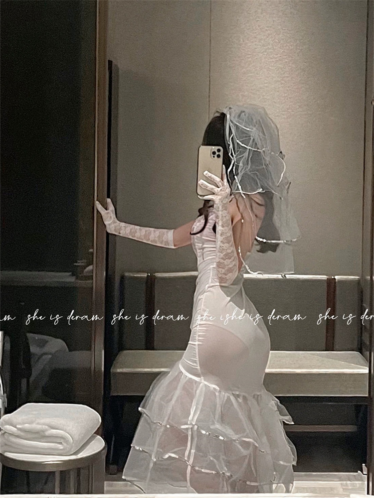 Plus Qunque Sexy Women Bride C - Lace Bralette Set review and price